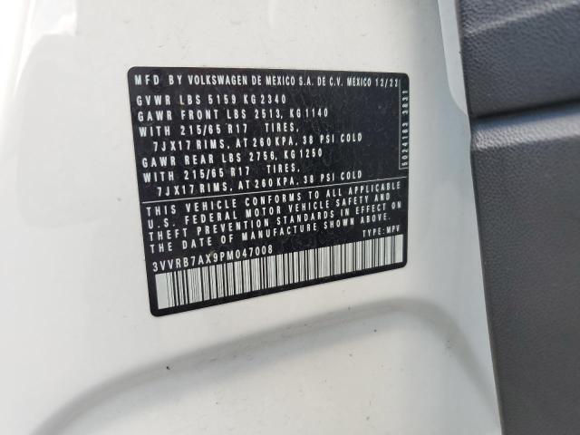 2023 VOLKSWAGEN TIGUAN S - 3VVRB7AX9PM047008