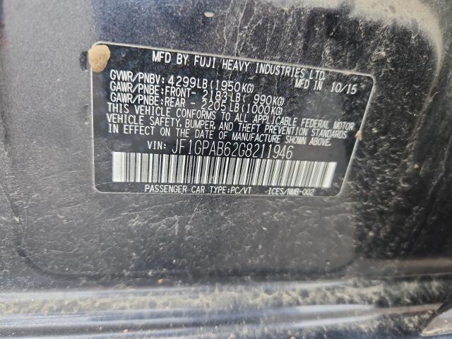 2016 SUBARU IMPREZA PR JF1GPAB62G8211946