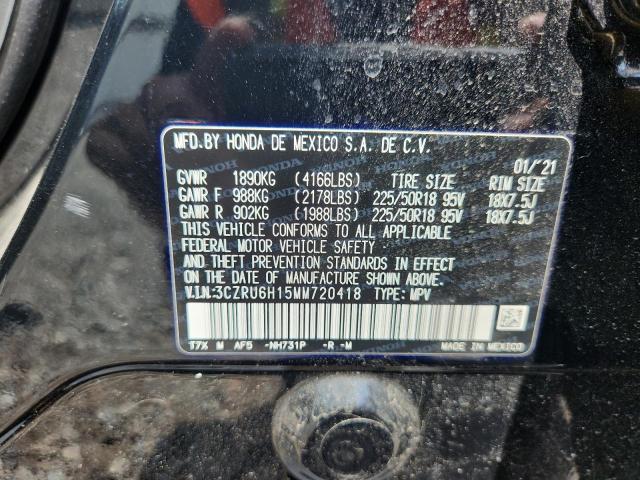 2021 HONDA HR-V SPORT 3CZRU6H15MM720418