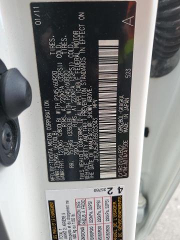 2011 TOYOTA 4RUNNER SR - JTEZU5JR1B5023343