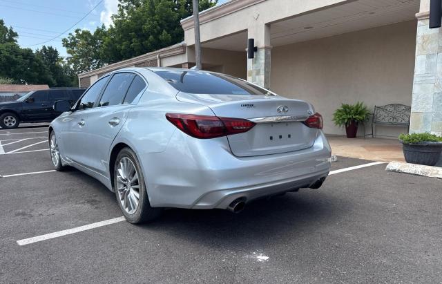 INFINITI Q50 LUXE 2018 silver  gas JN1EV7AP6JM350970 photo #4