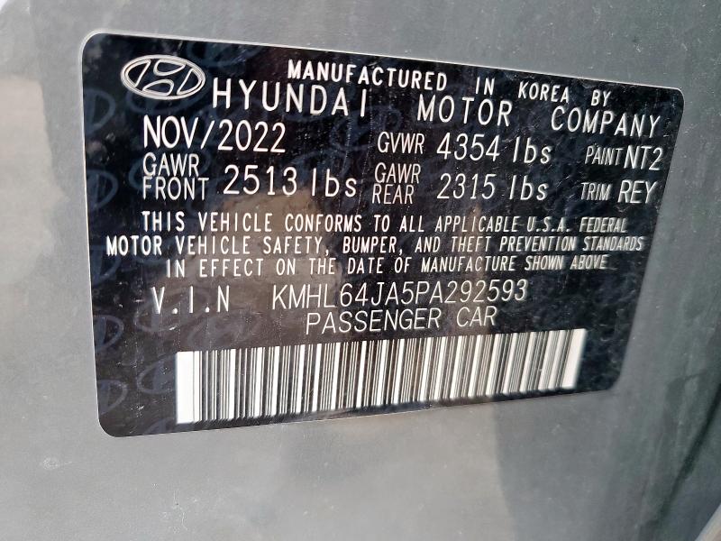 2023 HYUNDAI SONATA SEL KMHL64JA5PA292593