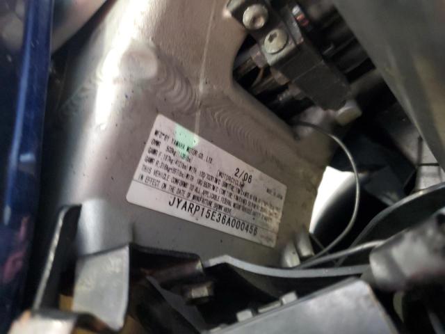 2006 YAMAHA FJR1300 JYARP15E36A000456