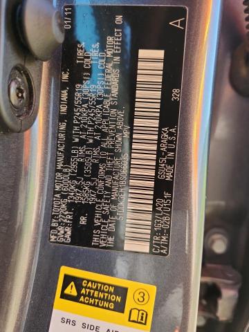 2011 TOYOTA HIGHLANDER - 5TDDK3EH1BS066035