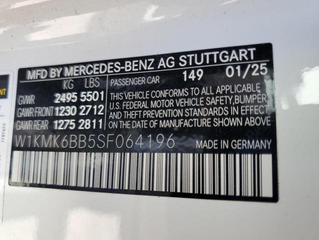 2025 MERCEDES-BENZ CLE 450 4M W1KMK6BB5SF064196