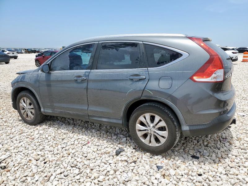 HONDA CR-V EXL 2013 gray  gas 5J6RM3H74DL001326 photo #3