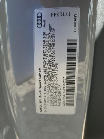2023 AUDI RS5 WUANWAF52PA903237