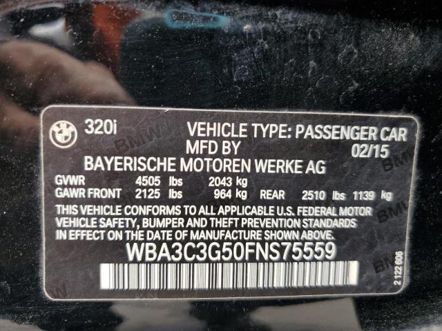 2015 BMW 320 I XDRI WBA3C3G50FNS75559
