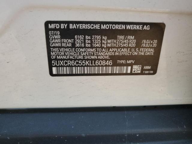 2019 BMW X5 XDRIVE4 5UXCR6C55KLL60846