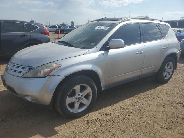 NISSAN MURANO SL 2003 silver 4dr spor gas JN8AZ08WX3W233215 photo #1