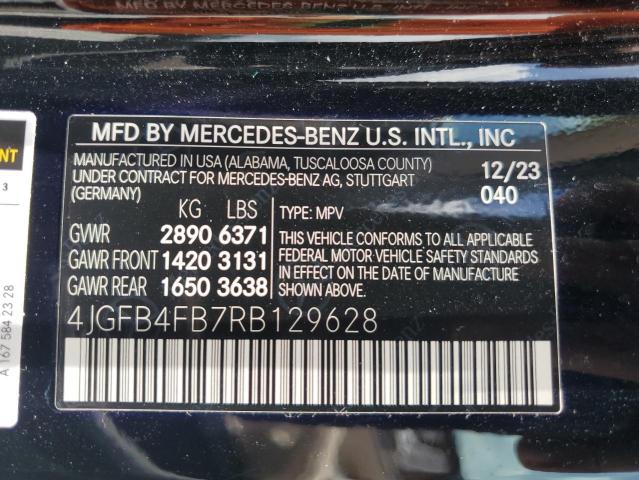2024 MERCEDES-BENZ GLE 350 4M 4JGFB4FB7RB129628