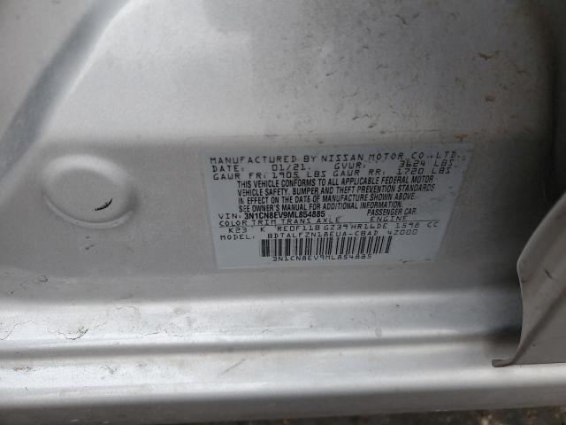 2021 NISSAN VERSA SV 3N1CN8EV9ML854885