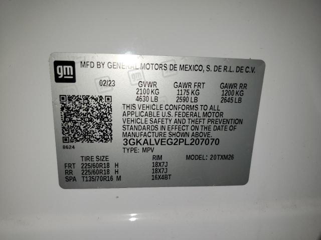 2023 GMC TERRAIN SL 3GKALVEG2PL207070