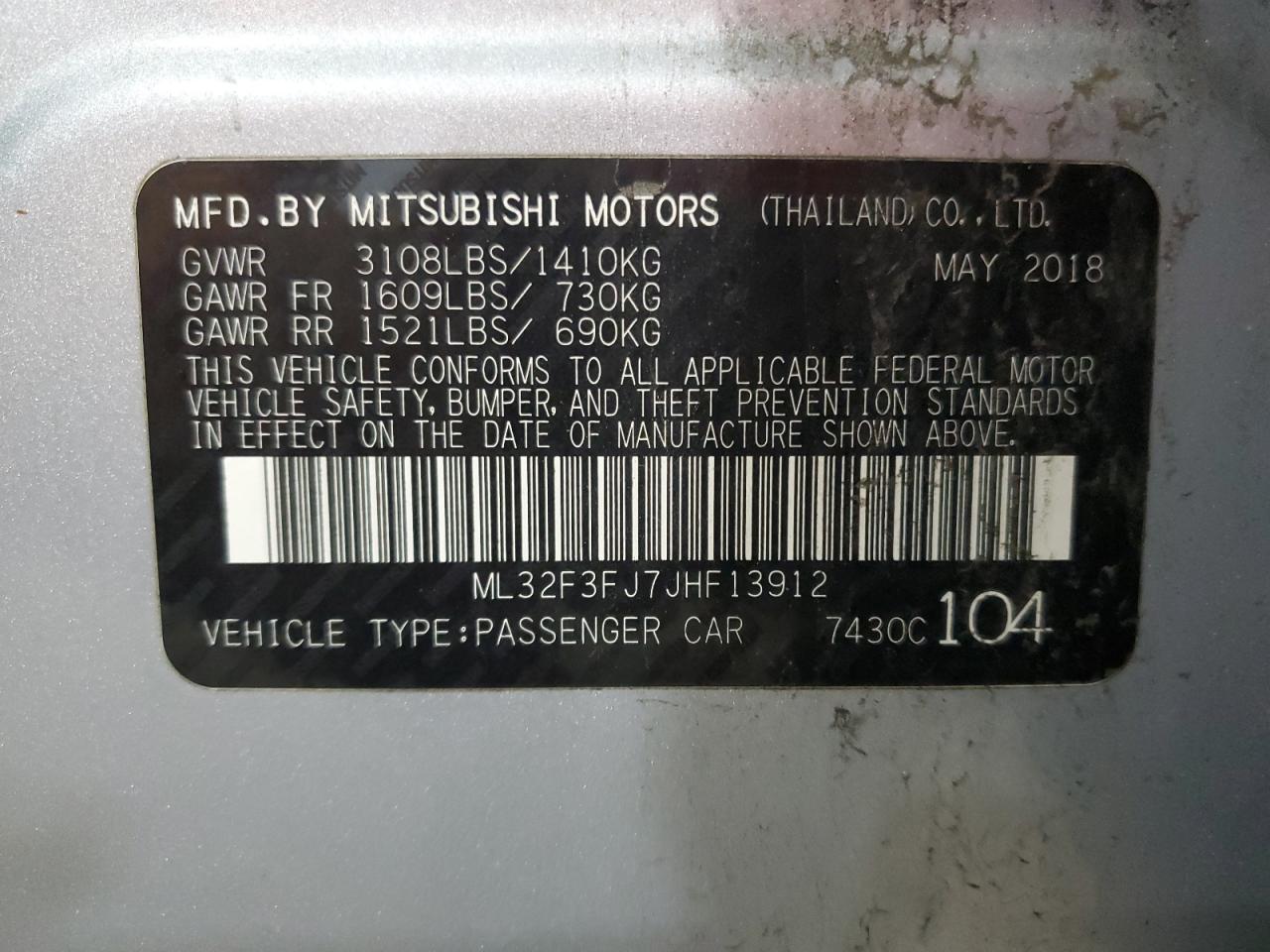 MITSUBISHI MIRAGE G4 ES