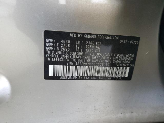 2020 SUBARU LEGACY LIM 4S3BWAN65L3029197