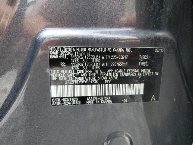 2015 TOYOTA RAV4 LE - 2T3ZFREV9FW194238