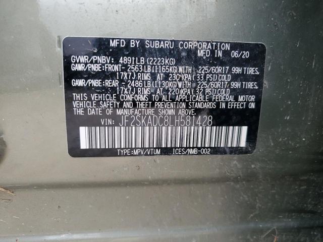 2020 SUBARU FORESTER - JF2SKADC8LH581428