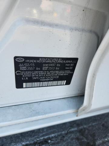 2016 HYUNDAI SONATA SE 5NPE24AF1GH262438