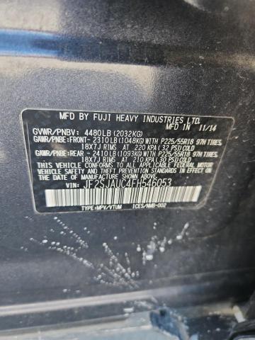 2015 SUBARU FORESTER 2 JF2SJAUC4FH546053