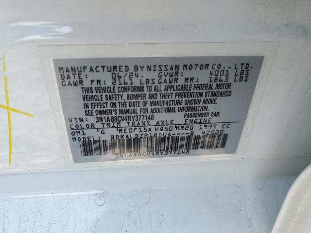 2024 NISSAN SENTRA SV - 3N1AB8CV4RY377148