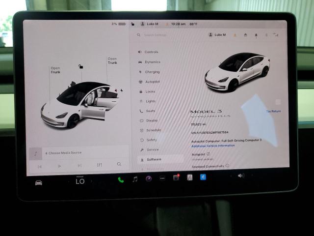 2021 TESLA MODEL 3 5YJ3E1EA2MF987584