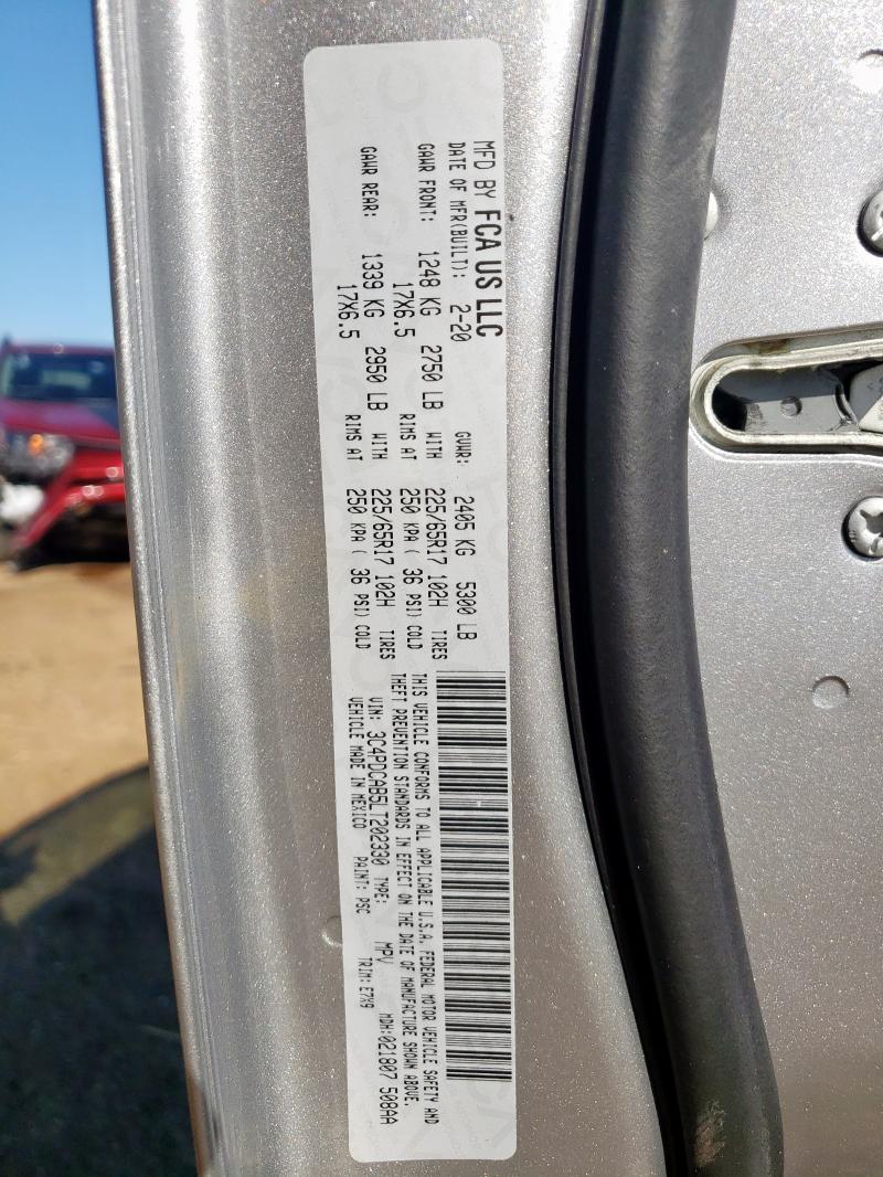 2020 DODGE JOURNEY SE 3C4PDCAB5LT202330