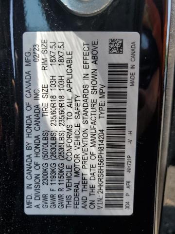 2023 HONDA CR-V SPORT - 2HKRS6H56PH814204