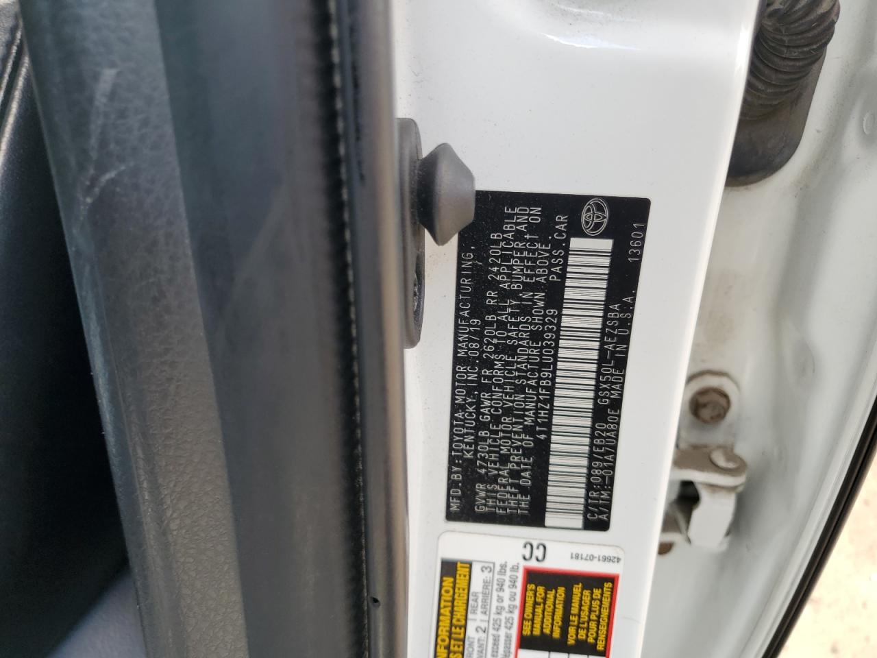 TOYOTA AVALON TOURING