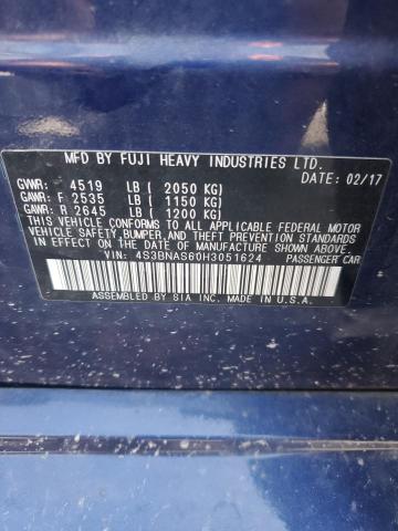 2017 SUBARU LEGACY SPO 4S3BNAS60H3051624