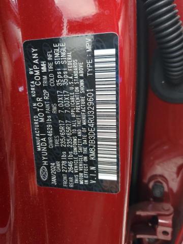 2024 HYUNDAI TUCSON SEL - KM8JB3DE4RU329601
