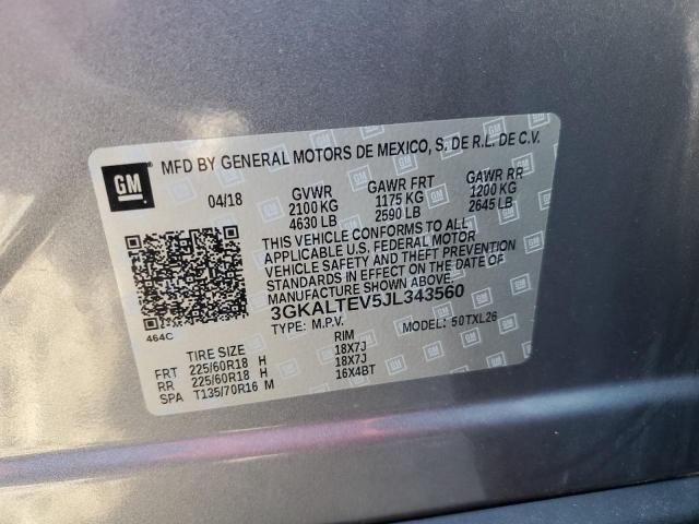 2018 GMC TERRAIN SL 3GKALTEV5JL343560