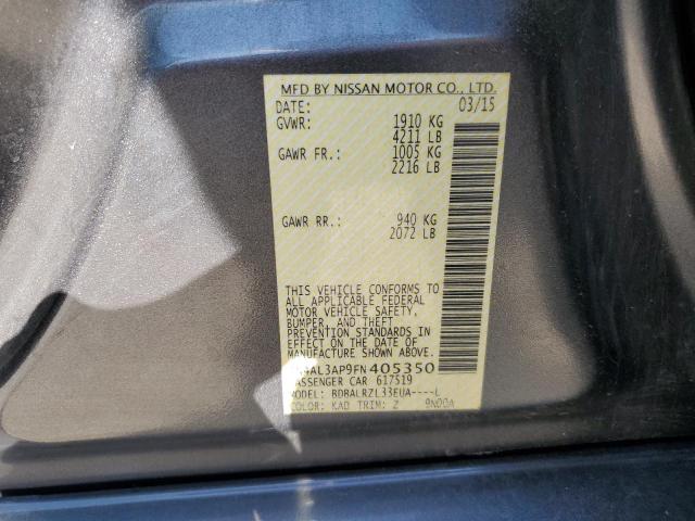 2015 NISSAN ALTIMA 2.5 - 1N4AL3AP9FN405350