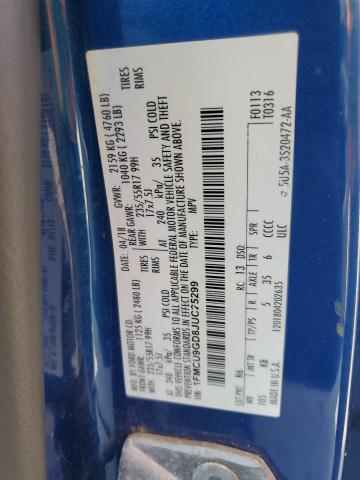 2018 FORD ESCAPE SE 1FMCU9GD8JUC25299