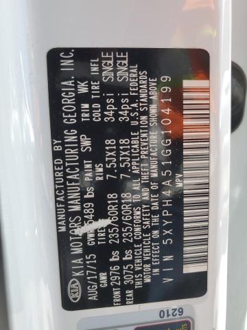 2016 KIA SORENTO EX - 5XYPH4A51GG104199