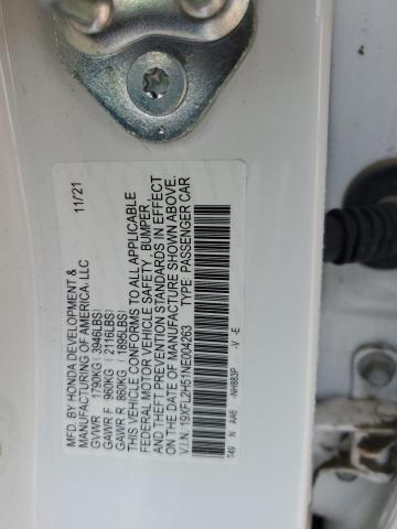 2022 HONDA CIVIC LX 19XFL2H51NE004263