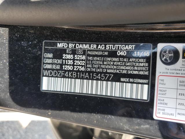 2017 MERCEDES-BENZ E 300 4MAT WDDZF4KB1HA154577