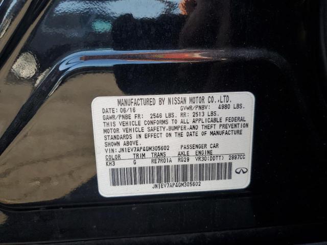 2016 INFINITI Q50 PREMIUM JN1EV7AP4GM305602