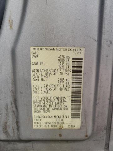 2016 NISSAN NV 2500 S 1N6AF0KY9GN804331