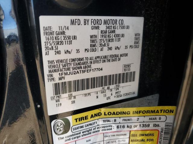 2015 FORD EXPEDITION LIMITED 1FMJU2AT5FEF17704