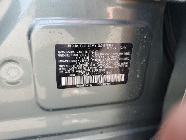 2015 SUBARU FORESTER 2.5I PREMIUM JF2SJADC5FH534963