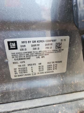 2015 BUICK ENCORE CON KL4CJBSB5FB176487