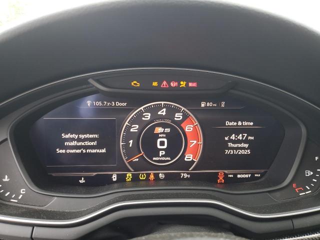 2018 AUDI S5 PRESTIG WAUC4CF50JA136224