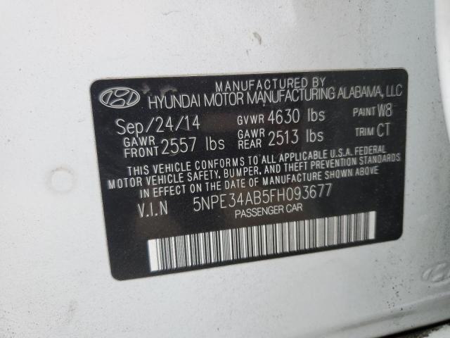 2015 HYUNDAI SONATA SPO - 5NPE34AB5FH093677