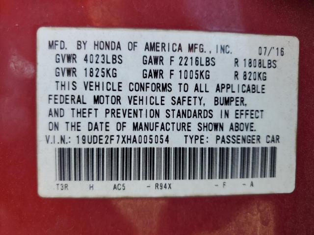 2017 ACURA ILX PREMIU 19UDE2F7XHA005054
