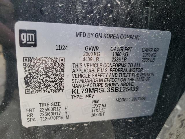 2025 CHEVROLET TRAILBLAZE - KL79MRSL3SB125439