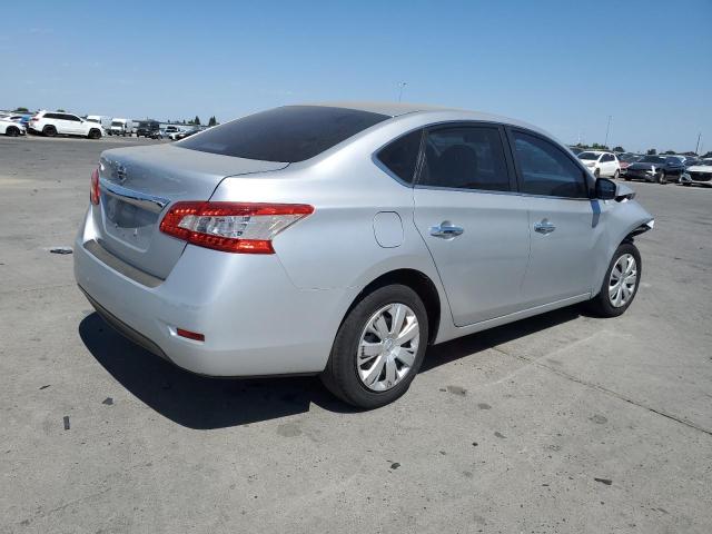 NISSAN SENTRA S 2015 silver sedan 4d gas 3N1AB7APXFY246686 photo #4