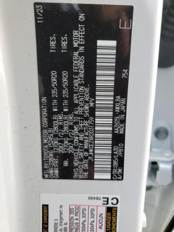 2024 LEXUS NX 350H BA JTJHKCEZXR2031759