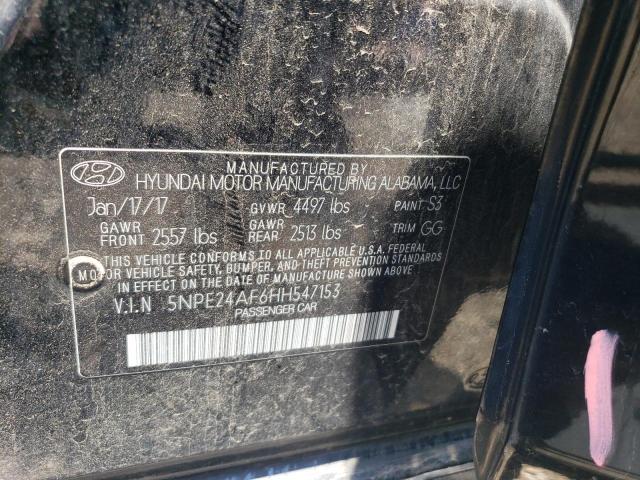 2017 HYUNDAI SONATA SE - 5NPE24AF6HH547153