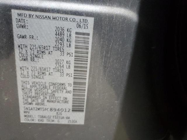 2015 NISSAN ROGUE S - 5N1AT2MT5FC894012