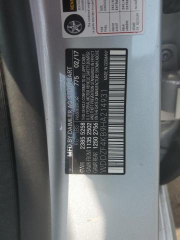 2017 MERCEDES-BENZ E 300 4MAT WDDZF4KB9HA214931